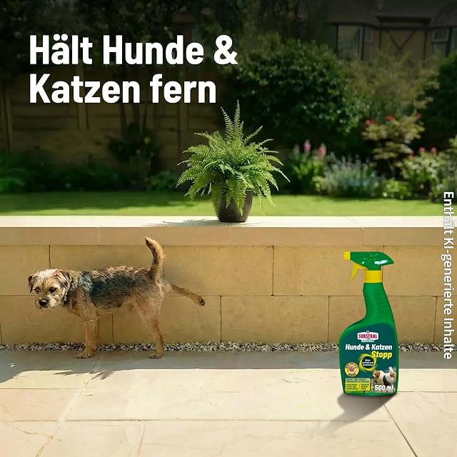 Foto 4 de 8 de Substral Celaflor - Spray Repelente para Perros y Gatos con Efecto instantáneo, 500 ml