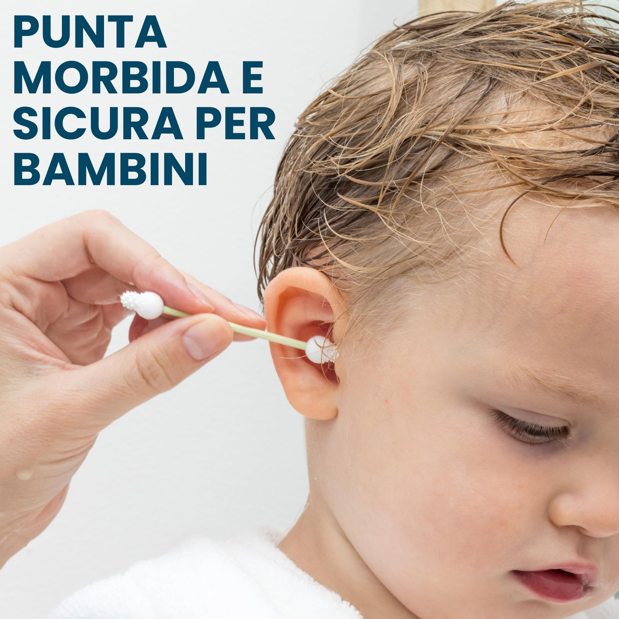 Bastoncini riutilizzabili LastSwab®: alternativa sostenibile ai bastoncini usa e getta, facili da pulire e con una pratica custodia da viaggio - Turchese