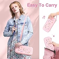 Vista 7 de Younik Switch 2 Case Compatible with NS Switch 2 (2025), Carrying Case with 19 Game Card Slots, 4 in 1 Switch 2 Accessories Includes Shoulder Strap