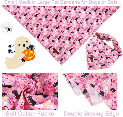 Vista 87 de Bandana de verano para perro, bandana hawaiana para perros medianos y grandes, lindo pañuelo rosa para cachorros, adorable bufanda triangular