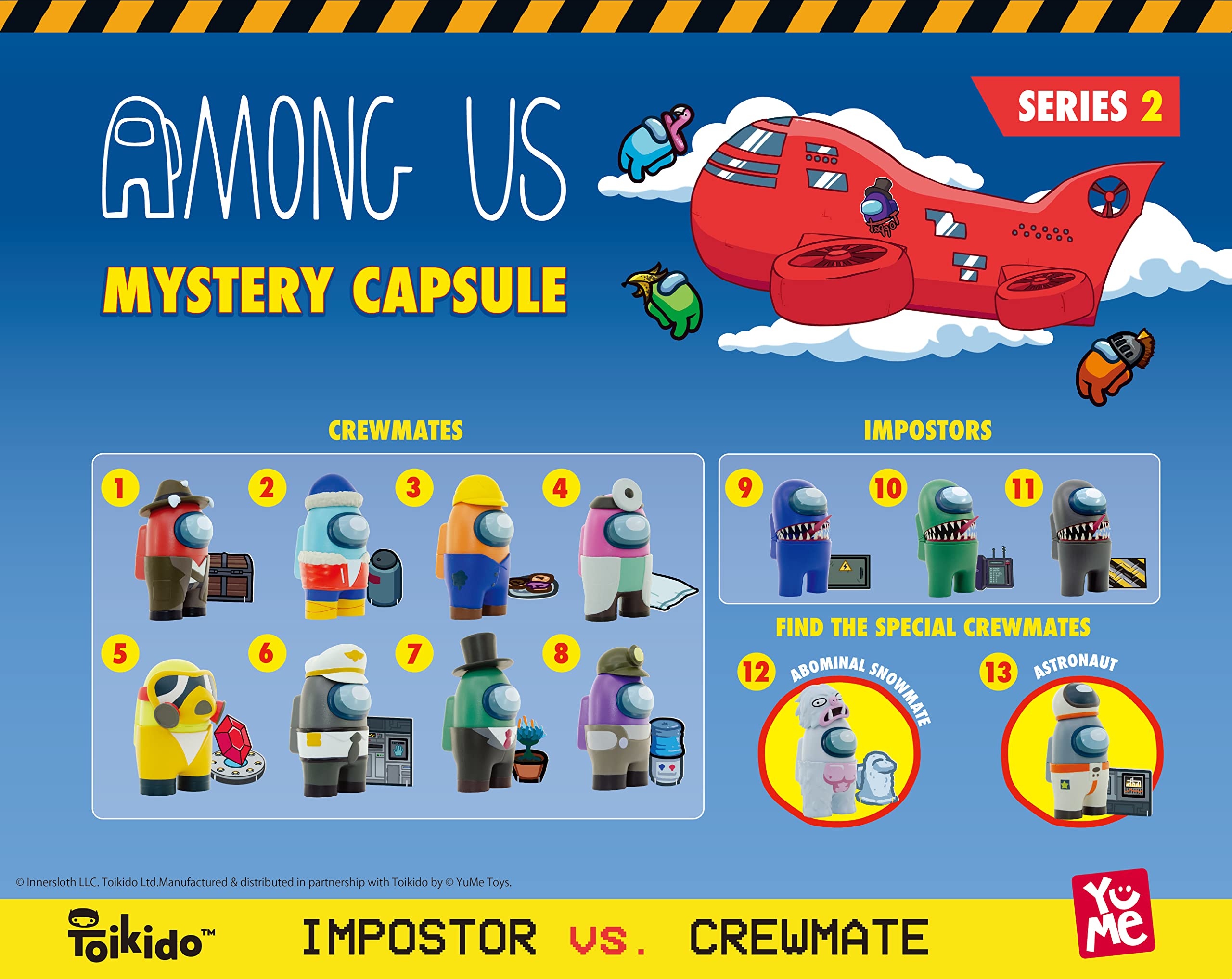 Among Us カプセルフィギュア シリーズ2 (BOX) 12個入り Amazon.co.jp: 【公式ライセンス商品】Among Us カプセルフィギュア