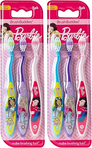 Miniatura 7 de Brush Buddies Blippi - Cepillo de dientes con tapa de viaje, cepillos de dientes para niños, cerdas suaves para niños, 2 unidades