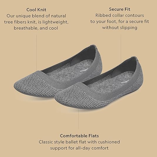 Amazon | Allbirds レディースツリーブリーザー、ニットバレエ