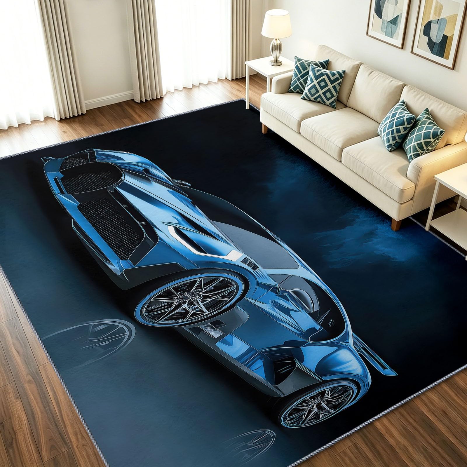 Tapis de salle de bain voiture idéal pour décorer la chambre ou l'entrée