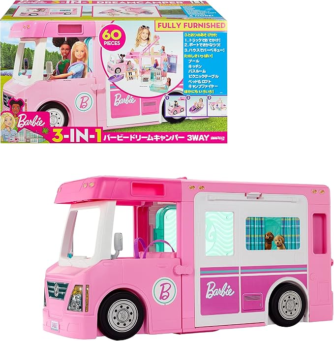 Barbie Camper 3in1 DreamCamper Toy Playset Transforming