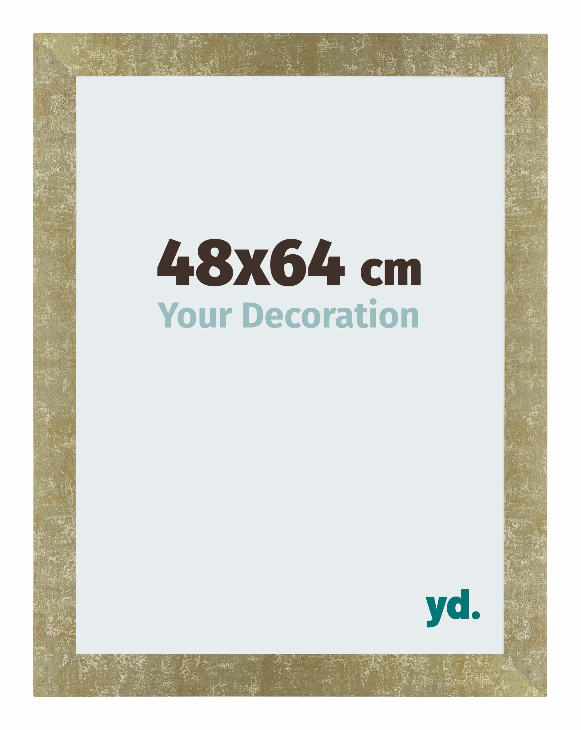 Your Decoration - Puzzle frame 48x64 - Gold Antique - Puzzle frame 500-1000 Pieces - MDF Photoframe - Mura