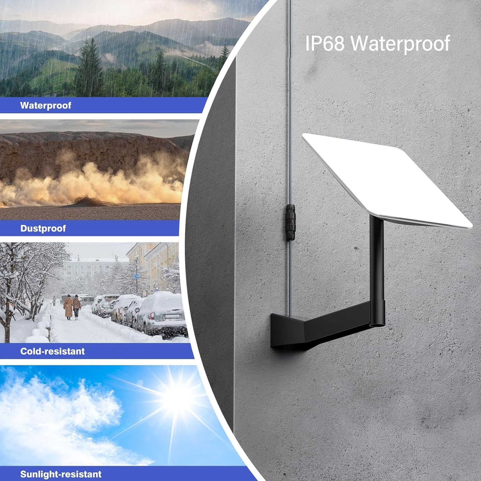 WINH Zestaw Naprawy Przedłużenia Kabla, Szybkie Przesyłanie Danych SPX Wtyczka do Roztworu RJ45 Wymiana Przedłużacza (150 stóp)