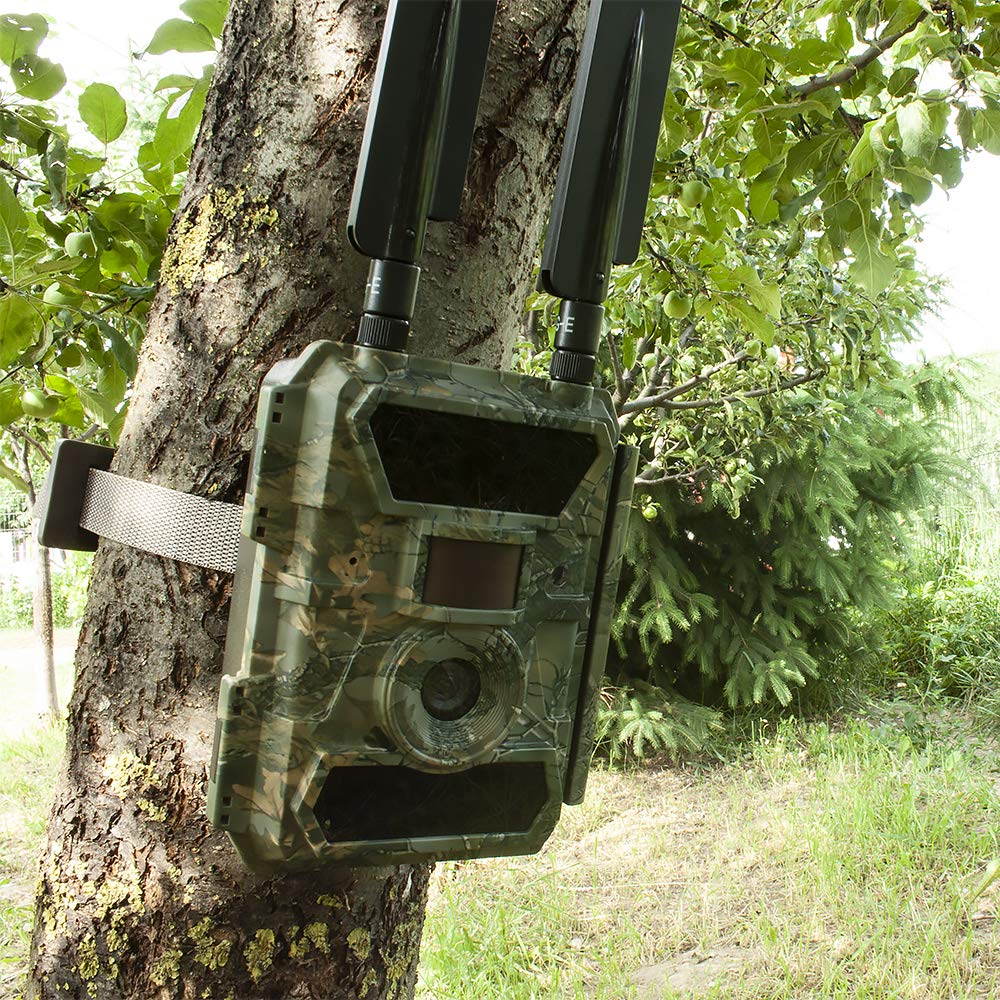 Telecamera da caccia PNC Caccia 400C 12M con 4G LTE, GPS, foto per telefono, e-mail di visione notturna Full 1080P