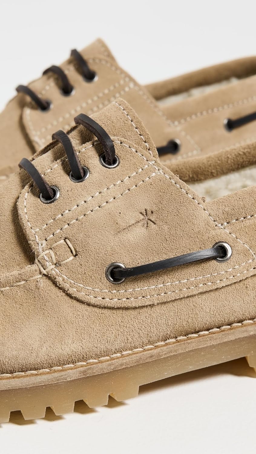 Manebi Women's Suede Tank Boat Shoes - Image 4