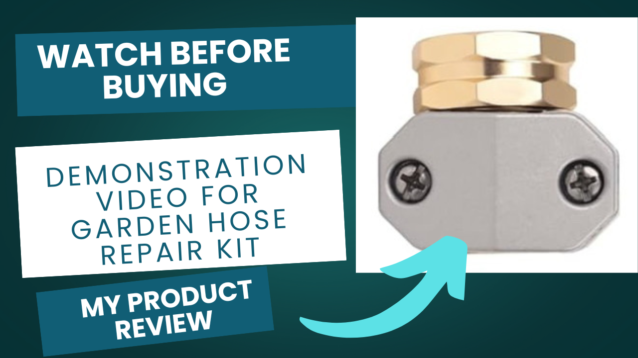 Watch Easy 5-minute repair kit for garden hose connection on Amazon Live