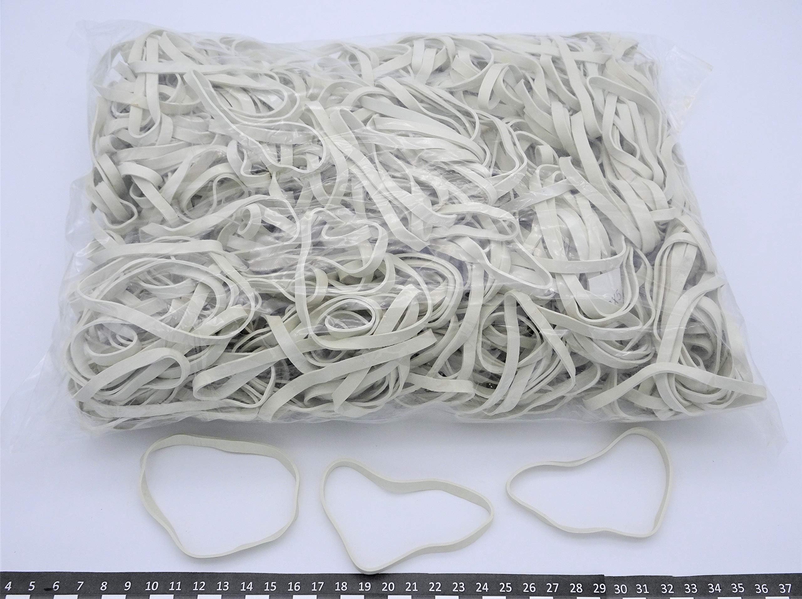PROGOMRubber bands - 100(Ø64) mm x 5mm - white -1kg bag