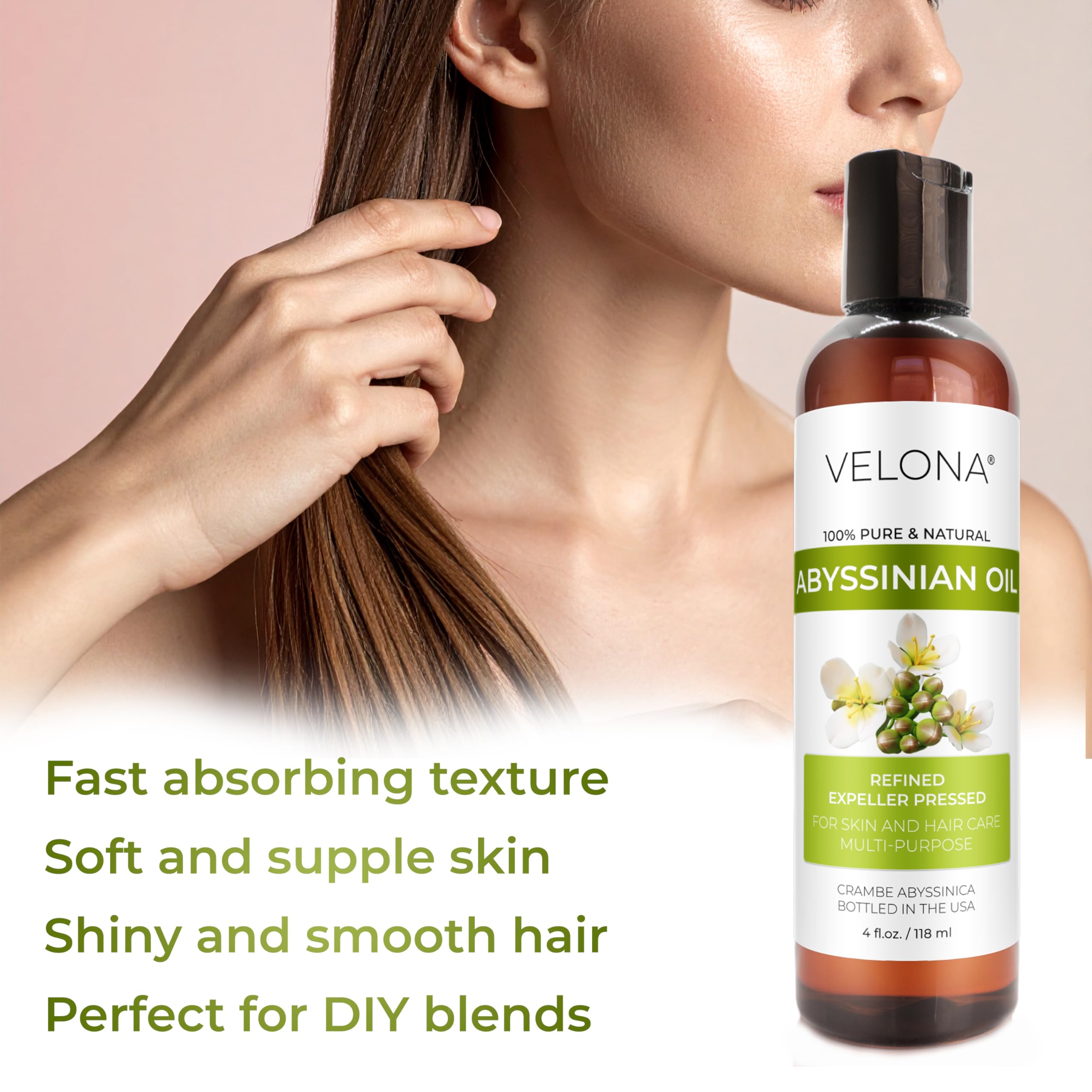 Amazon.com : velona Abyssinian Oil 4 Fl Oz | 100% Pure and Natural