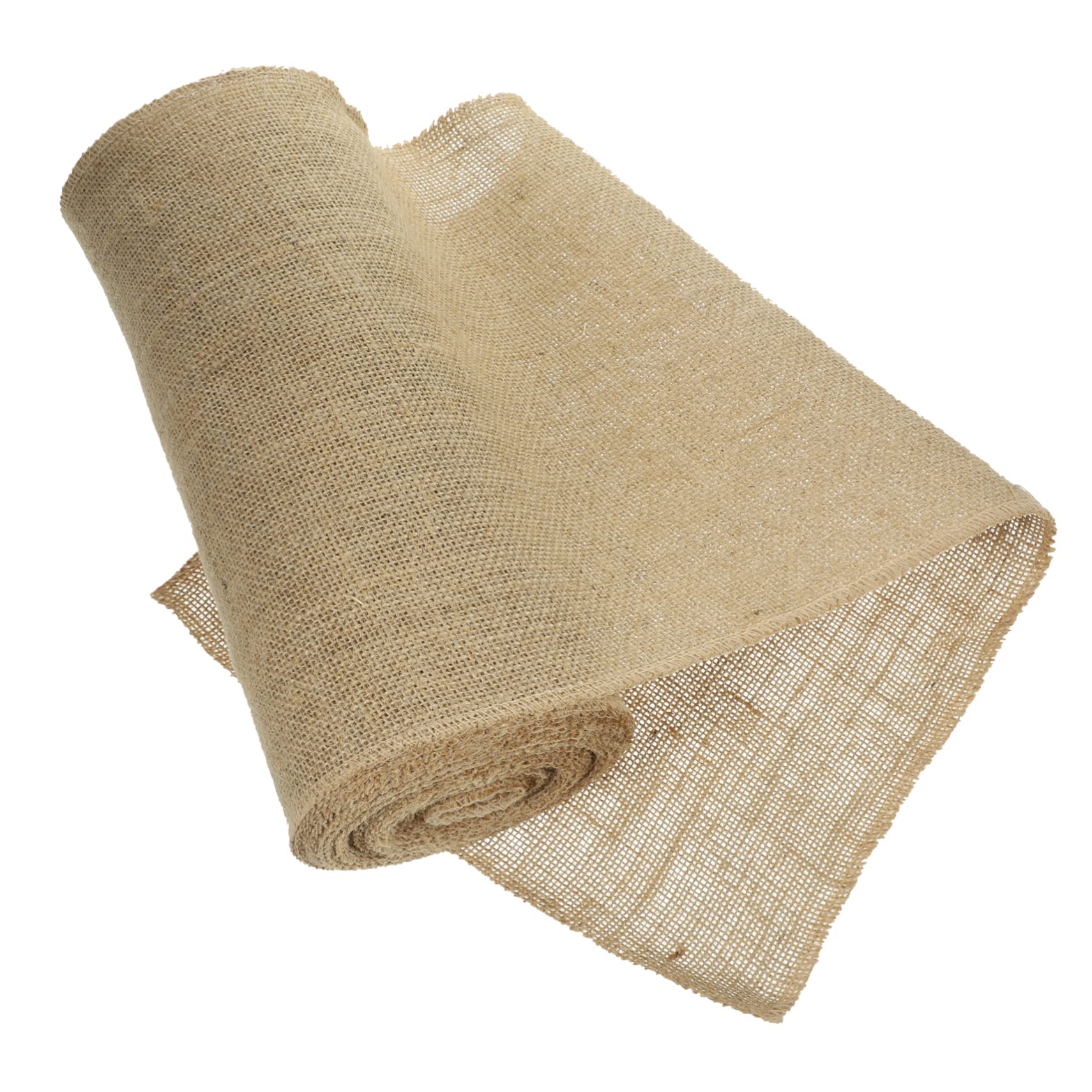 Rouleau de Chemin de Table en Toile de Jute Beige 30cm X 10m