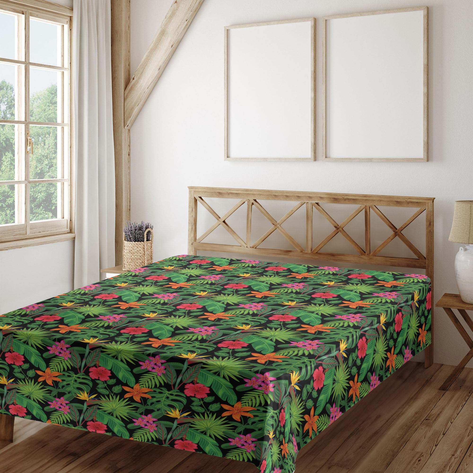 Ambesonne Abstract Flat Sheet, Internet Abbreviation Conceptual Theme XOXO Brush Stroked Lettering and Hearts, Soft Comfortable Top Sheet Decorative Bedding 1 Piece, Twin Size, Black White