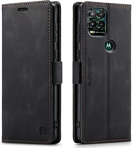 HAII Funda para Moto G Stylus 5G 2021, de piel sintética, con tarjetero y soporte, cierre magnético, a prueba de golpes, para Motorola Moto G Stylus