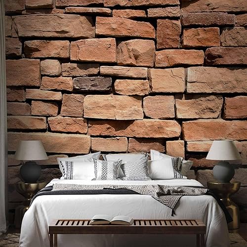 Miniatura 5 de artgeist Mural de pared premium ladrillos sintéticos, 157 x 122 pulgadas, mural de pared no tejido, impresión de vellón, diseño de imagen,