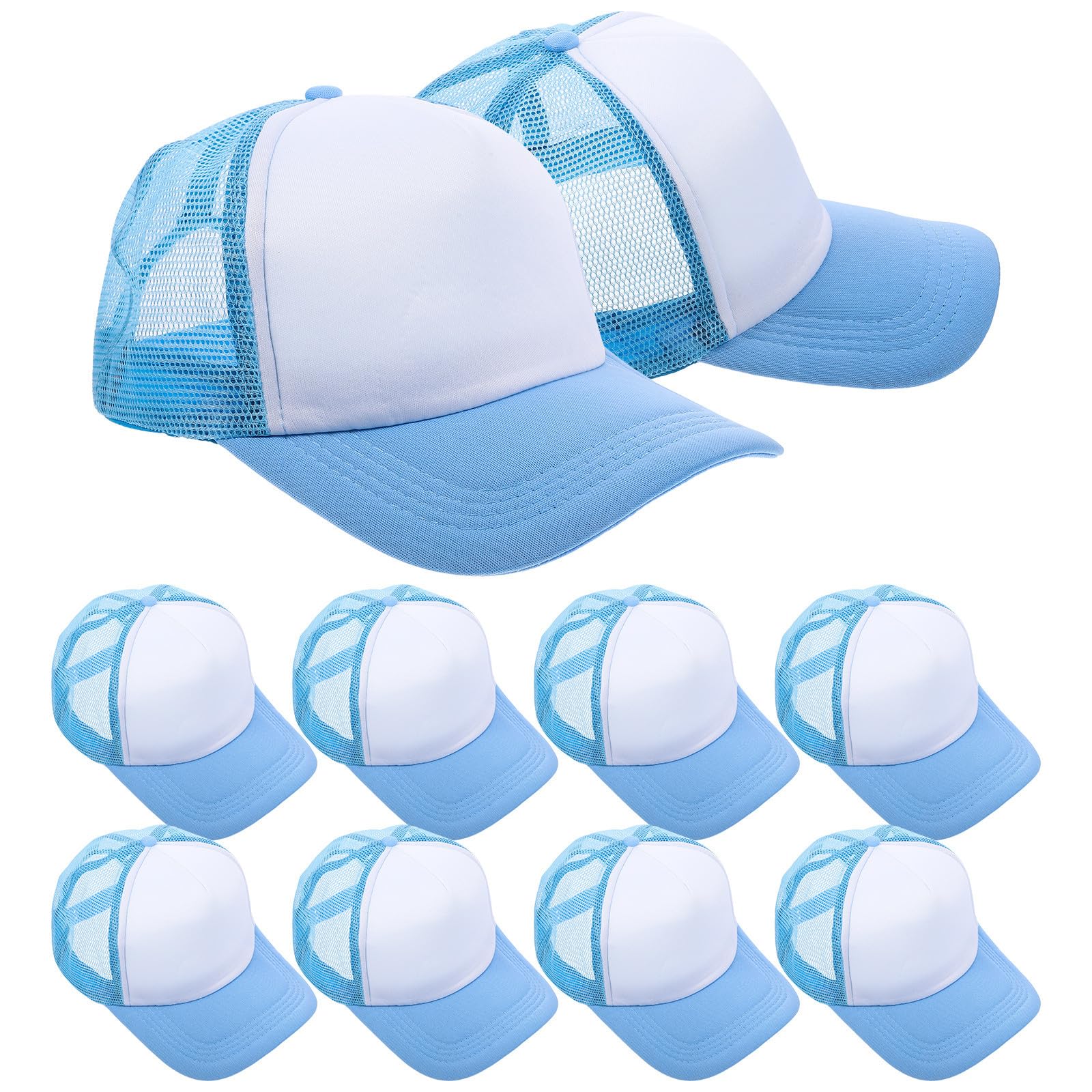 Gorras de Béisbol en Blanco 10 para Sublimación de Malla