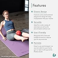 Vista 4 de Balanced Body Bola de juegos, herramienta de masaje y alineación, esfera de ejercicio inflable, 5 pulgadas