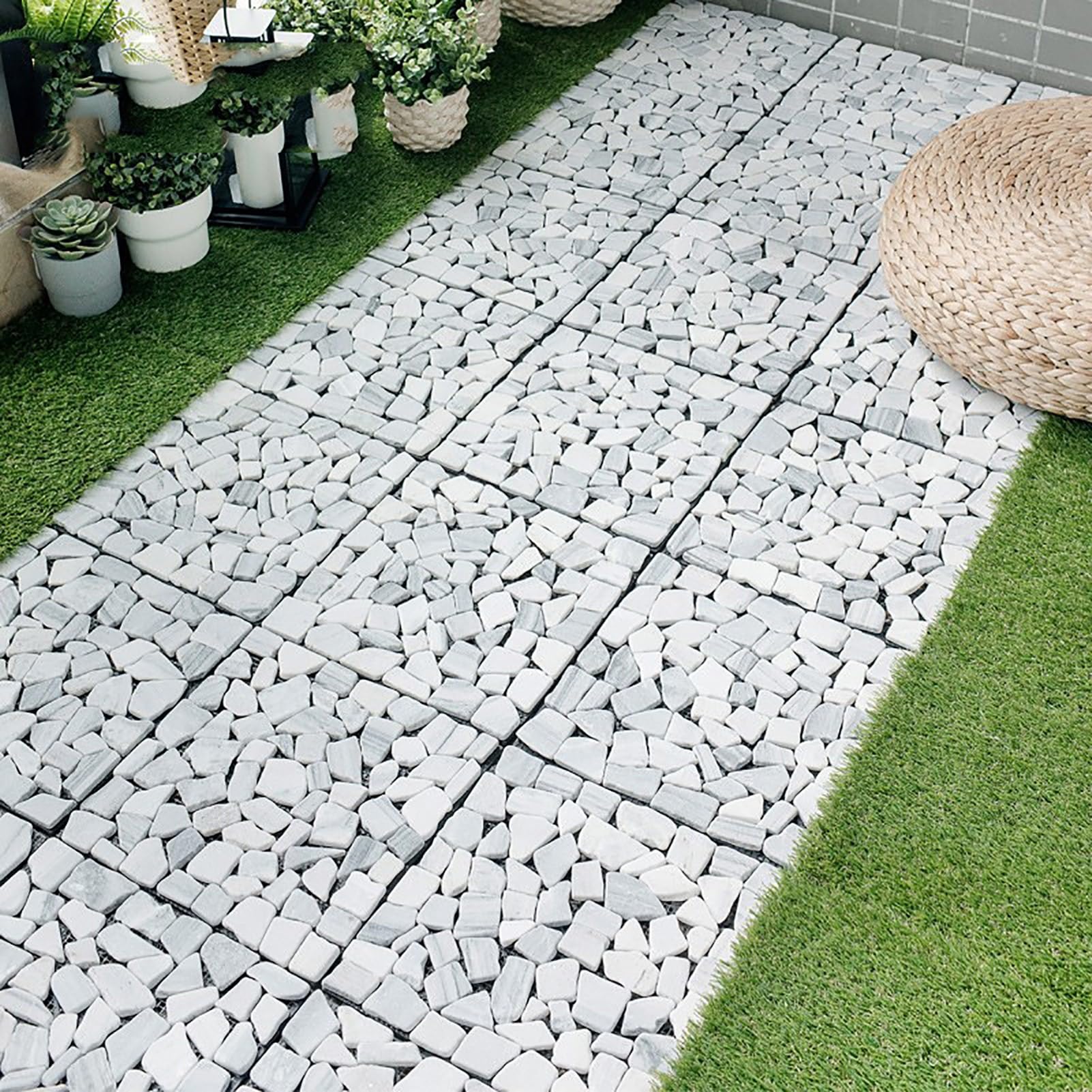 85枚セット☆バルコニー ベランダ　野外　ジョイントタイル　タイル★買取帝国　朝霞店 85枚セット☆バルコニー ベランダ 野外 ジョイントタイル タイル☆買取