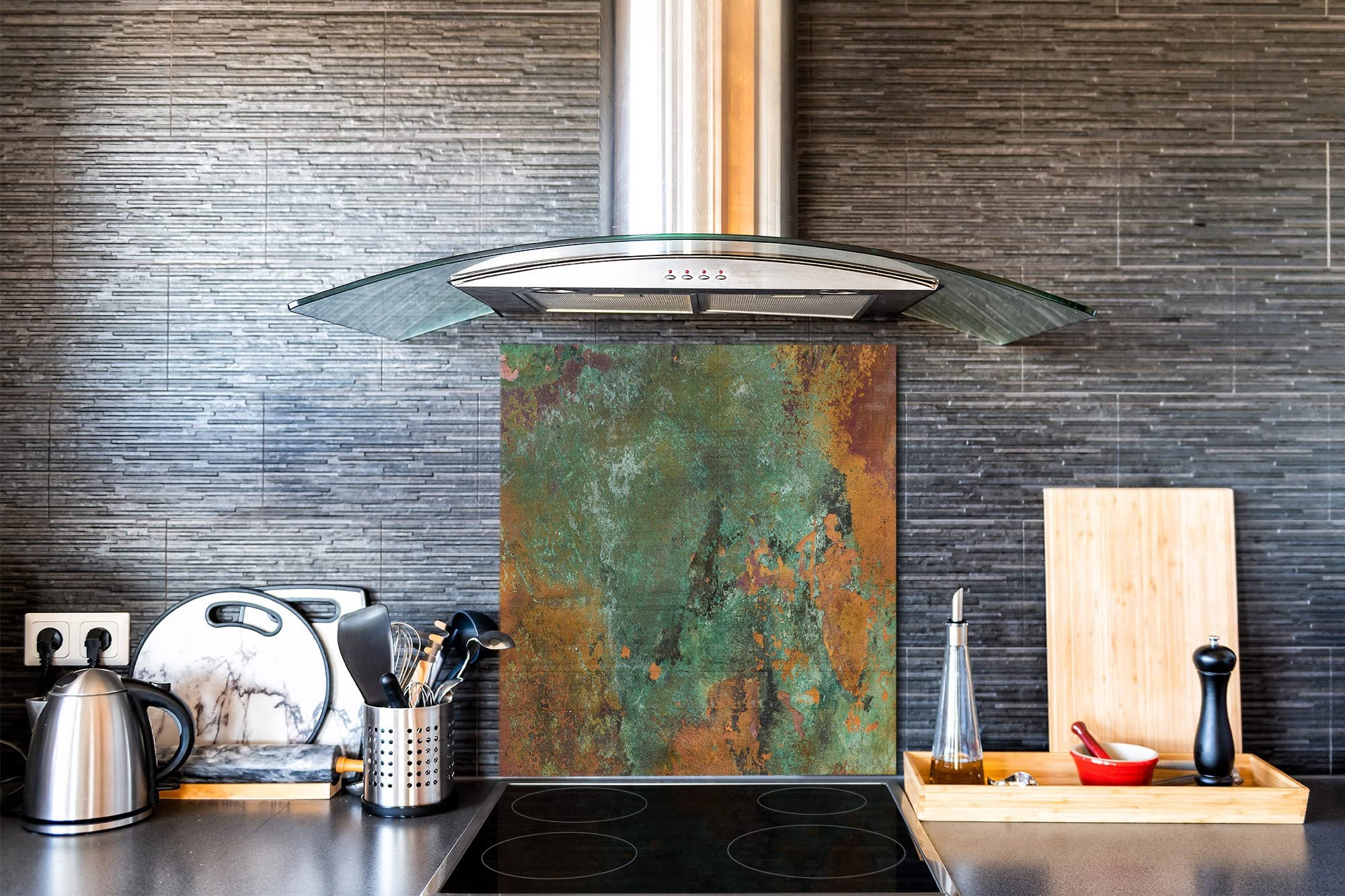 Dosseret De Cuisine En Verre Trempé Imprimé Concept Crystal – Motif BBS04A, Élégant Et Protecteur