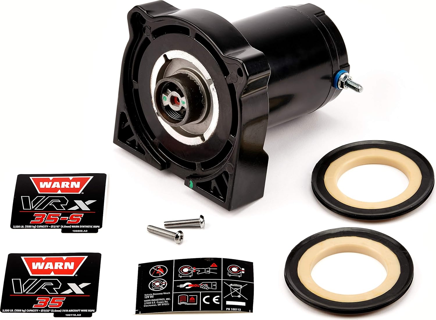 WARN 101033 Winch Motor Replacement Kit, Fits VRX 35 Amazon.in Car & Motorbike