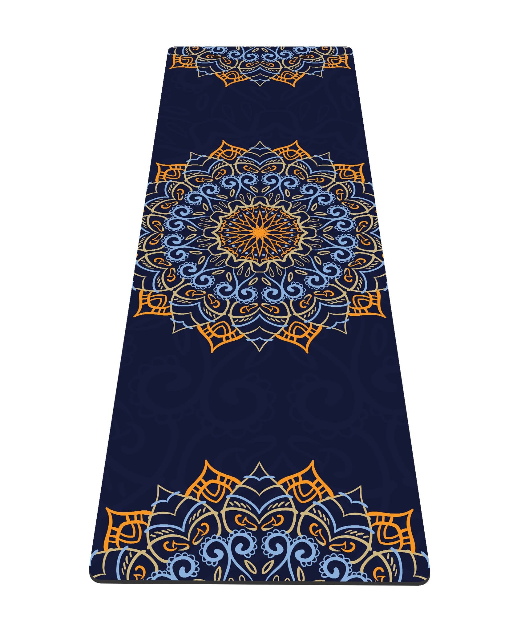 nuveti Yoga Mat Print Extra Thick TPE Non Slip Fitness Exercise Mat with Carrying Bag,72"x24" Extra Thick 6MM Exercise & Workout Mat for Yoga, Pilates Fitness and Floor Exercises โ image 1
