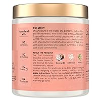 Vista 3 de SheaMoisture Crema para mejorar los rizos Curl Enhancing Smoothie de coco e hibisco para cabello grueso y rizado, sin sulfatos y libre de parabenos