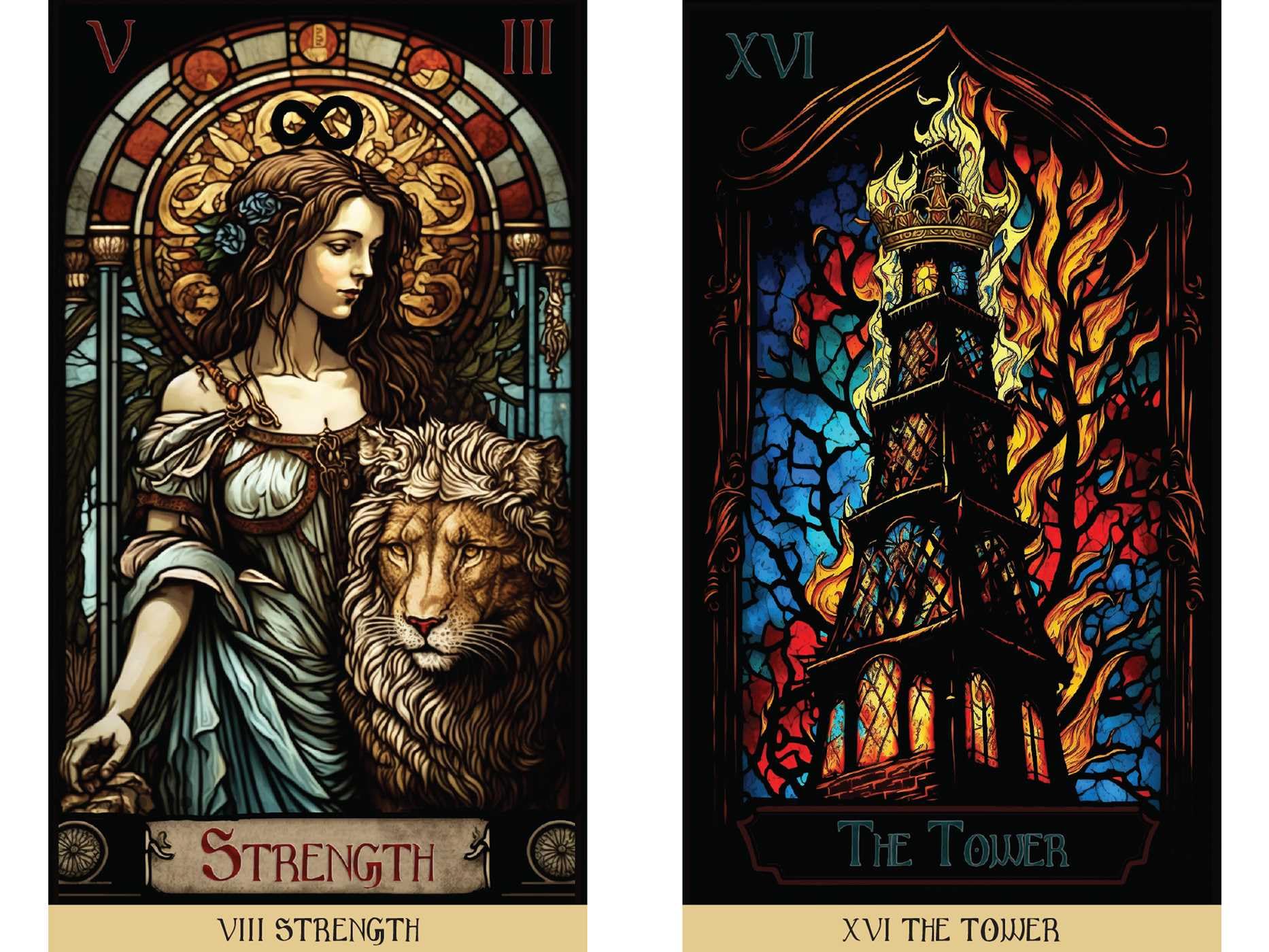 The Stained Glass Tarot: An Illuminated Journey through the Cards
