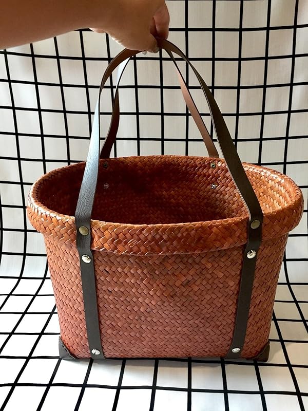 Large Size Handwoven Straw Bag,Straw Bag,Straw Basket Tote