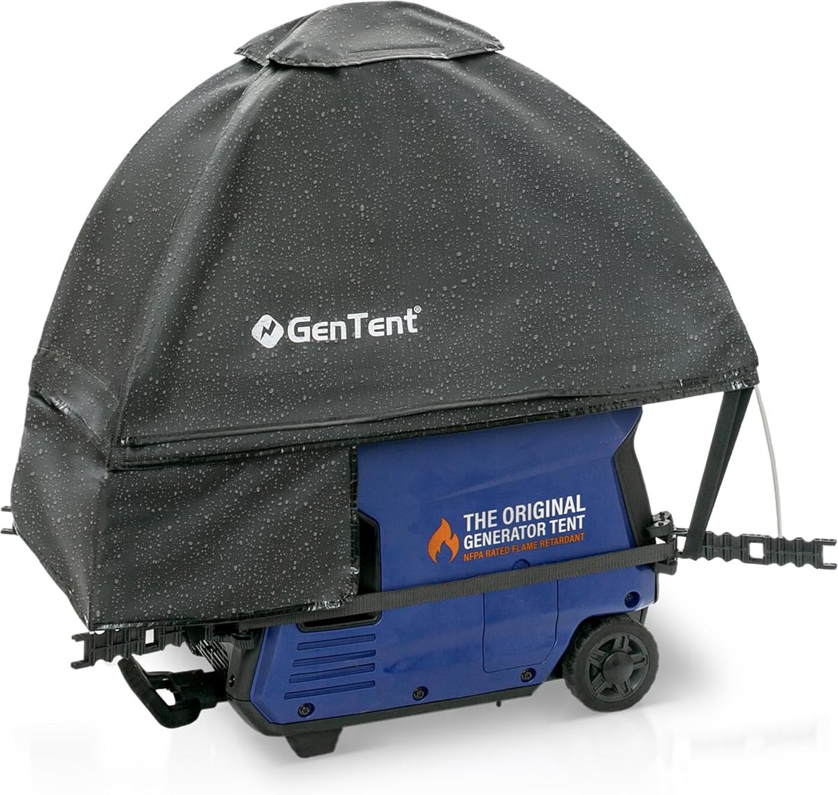 GenTent Generator Running Cover - Inverter Kit - for Fully Encased Inverter Generators (Standard, Black)