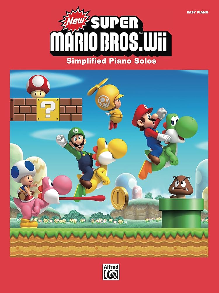 New Super Mario Bros. Wii ピアノソロ 初級 New Super Mario Bros. Wii for Easy Piano: Simplified Sheet