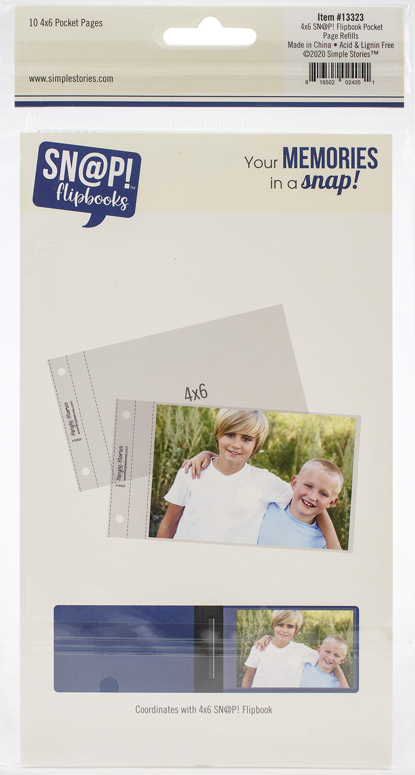 Sn@p! Memorabilia Pockets – 5 Taschen Im Set (2x 10x15 Cm & 3x 7,5x10 Cm), Für Scrapbooking, Fotos & Basteln