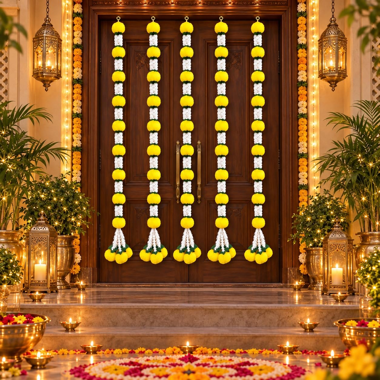 Rajasthan Marigold Garland - Diwali & Wedding Decor -5 Rajasthan Marigold Garland - Diwali & Wedding Decor -5