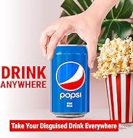 Vista 6 de BeerSkin Skywin - Cubiertas de silicona para latas que parecen refrescos, 12 onzas, reutilizables y duraderas, divertidos Kozies para latas