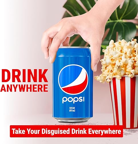 Miniatura 6 de BeerSkin Skywin - Cubiertas de silicona para latas que parecen refrescos, 12 onzas, reutilizables y duraderas, divertidos Kozies para latas de