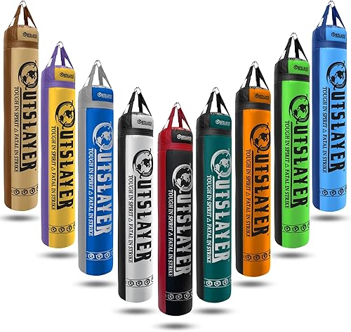 Miniatura 10 de Muay Thai - Saco de boxeo de 6 pies y 150 libras sin relleno, fabricado en Estados Unidos