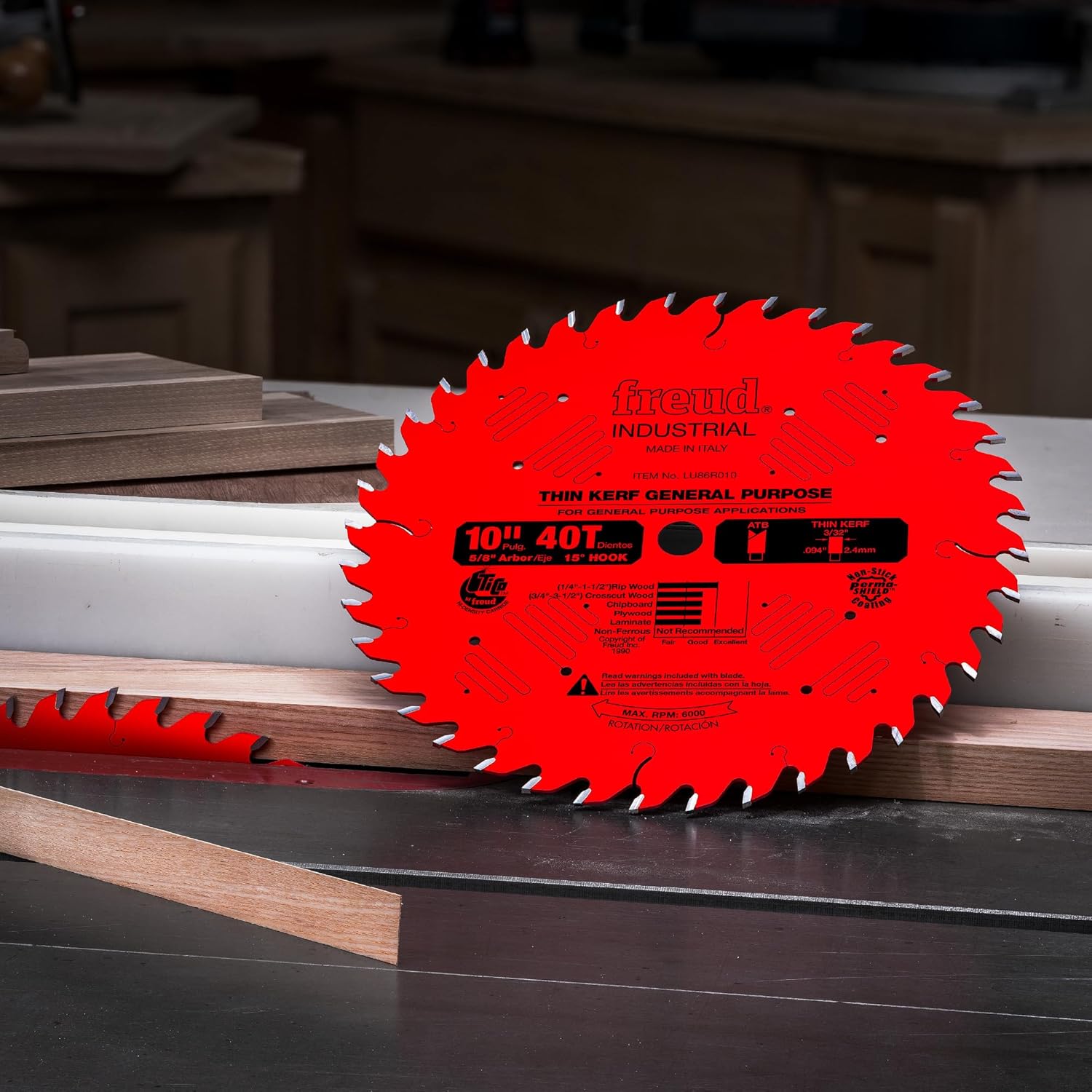 Freud LU86R010: 10" Thin Kerf General Purpose Blade