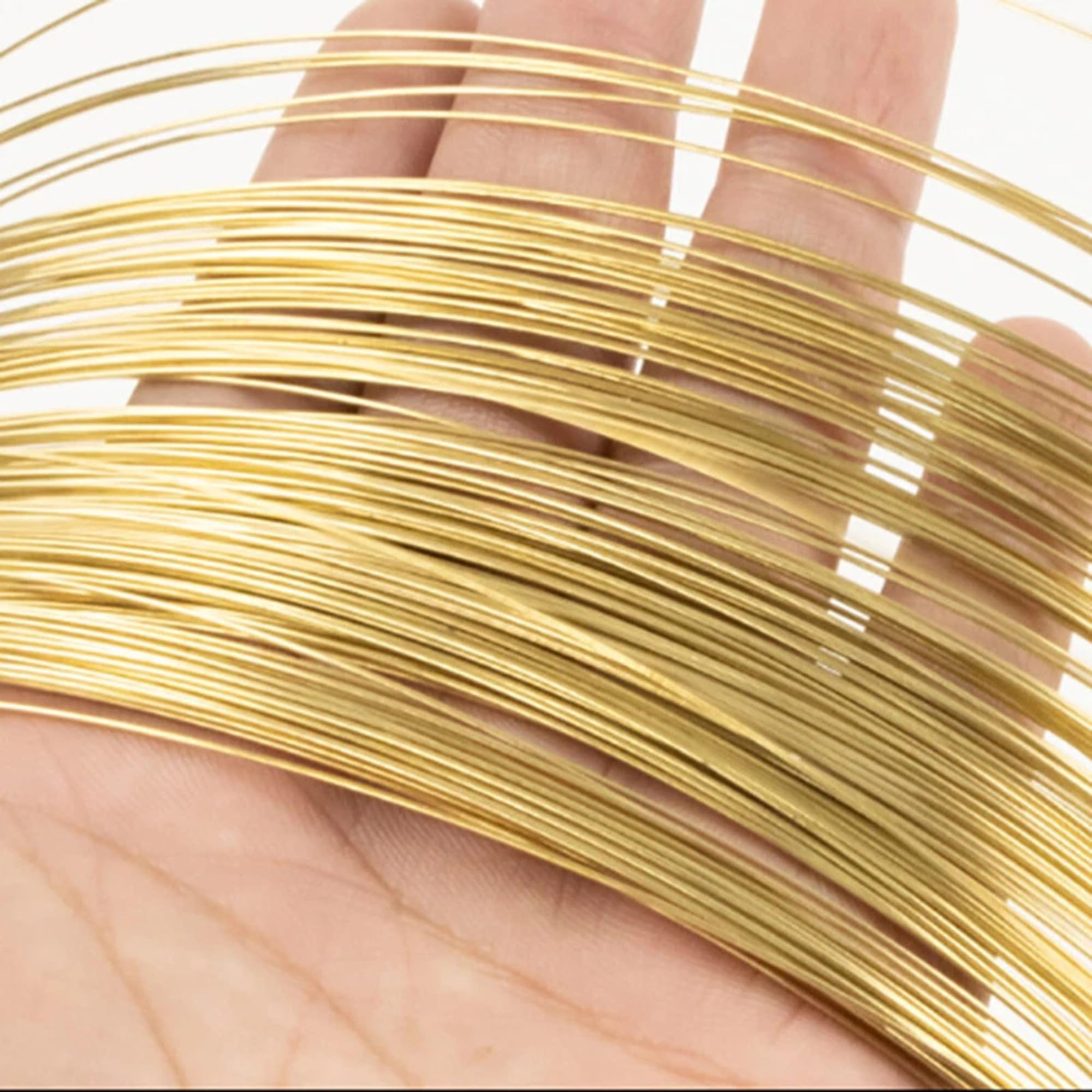 10 Meters 19 Gauge (1MM) Brass Wire - Craft Wire - School Projects - DIY Hobby - Jewellery And Artistic Beading - Golden Wire, (Brass, 19 Gauge (1MM) 10 Meter)-image-7