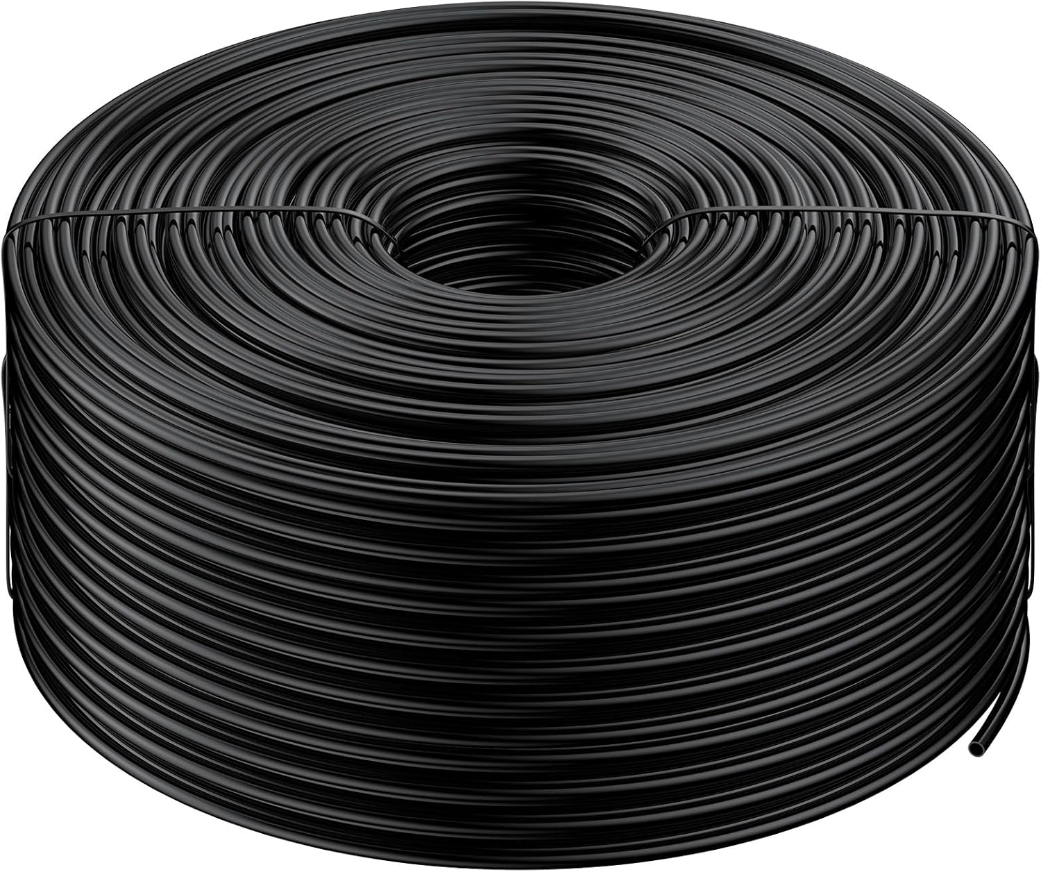 Pawfly 500 ft. 1/4" Drip Irrigation Tubing, Blank Distribution PVC Tubing for Drip Irrigation System, Drip Irrigation Hose Roll for Garden Watering System