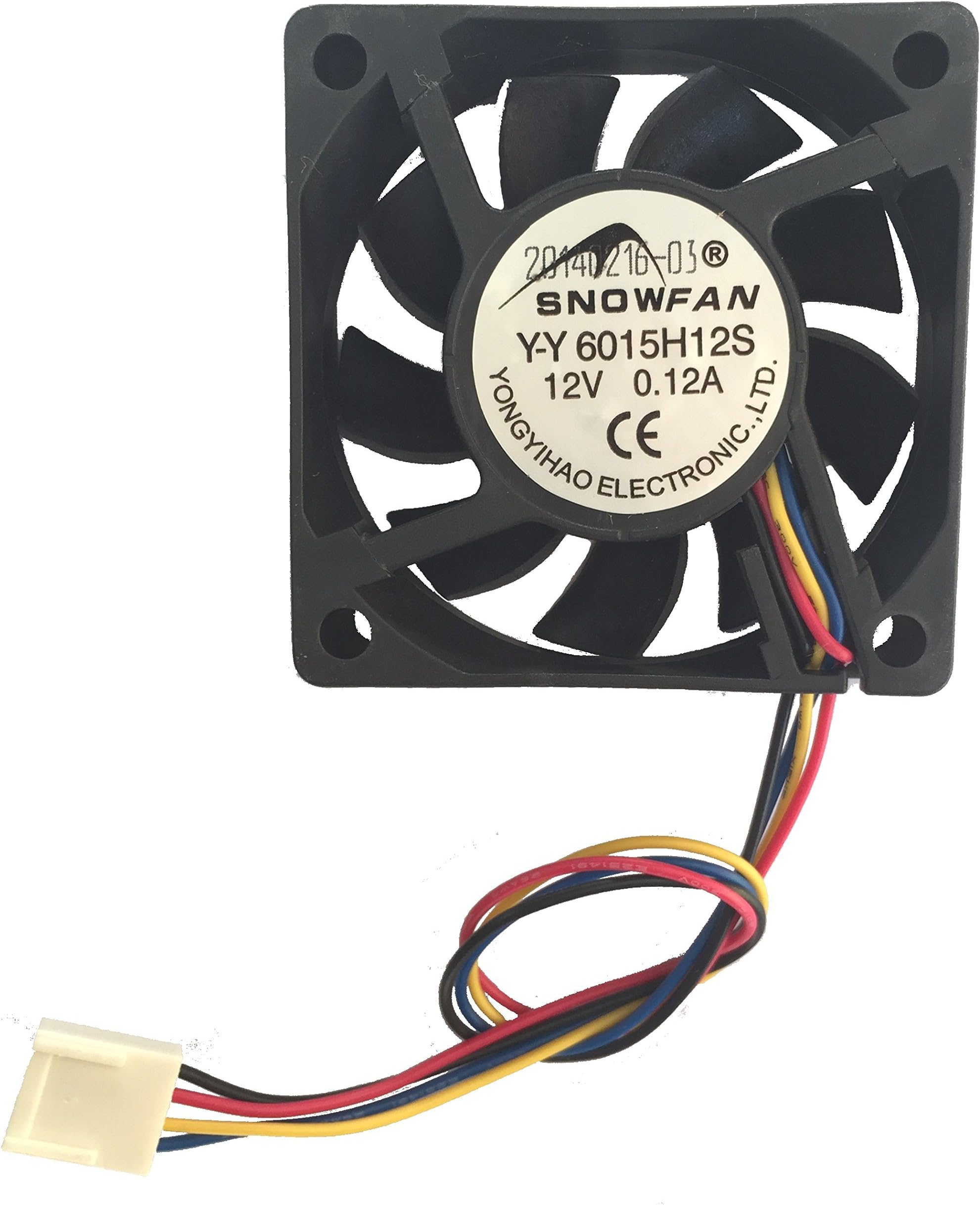 PWM Fan for Dreambox DM 8000 DM 500HD DM 800 HD se DM 820 HD 7020 HD 7080 HD – 12VDC 0.12 A