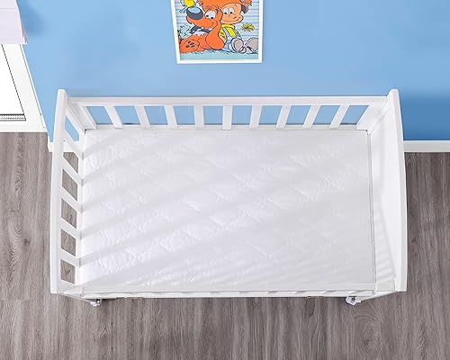 Pack N Play - Protector de colchón, protector de colchón de cuna mini impermeable, se adapta al colchón plegable y de corral de bebé, mini cuna