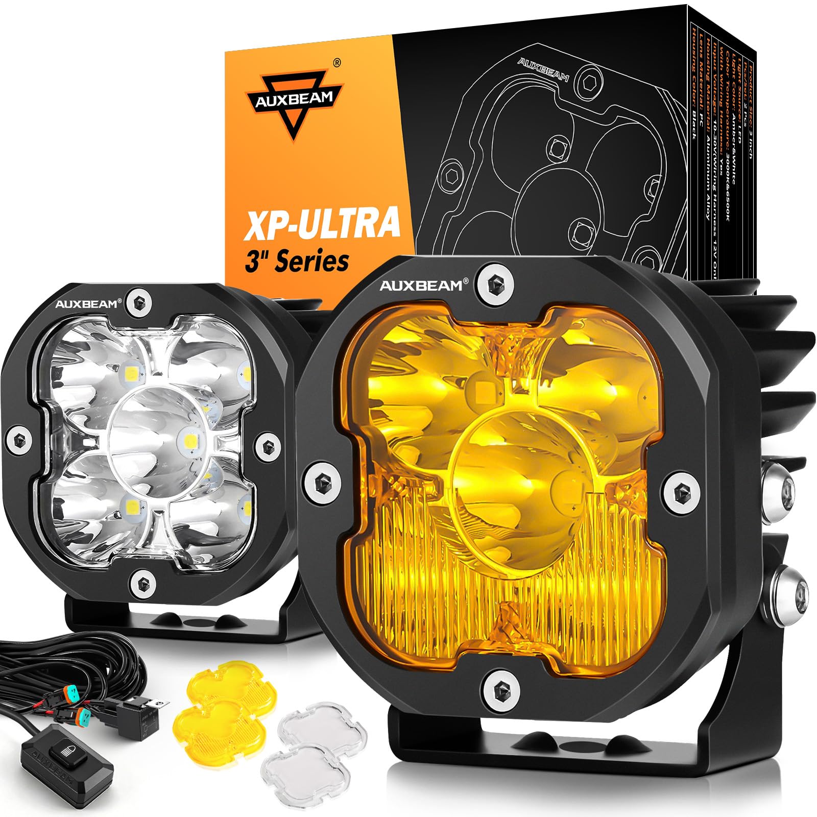 Auxbeam XP-Ultra Series 3 Inch LED Pods
