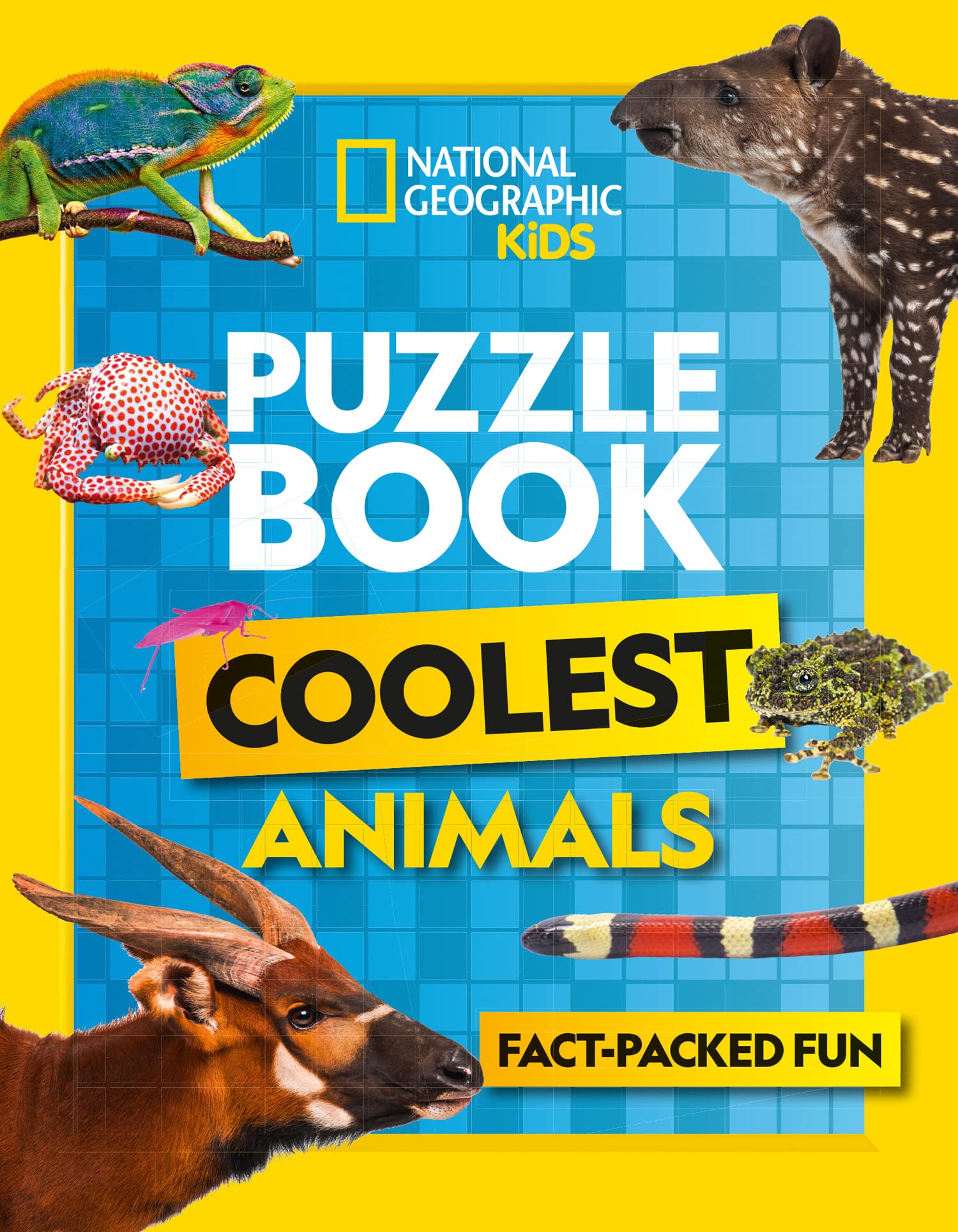 Puzzle Book Coolest Animals by National Geographic Kids (Paperback Book)