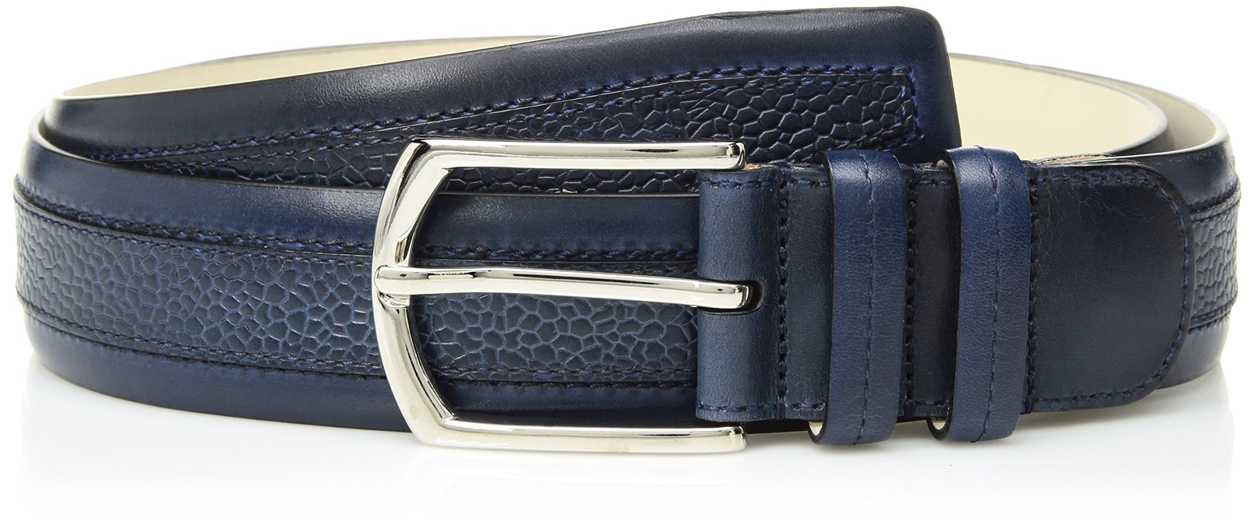 Mezlan Men's Belts Men's Saturno Palma, Medium Blue, 440