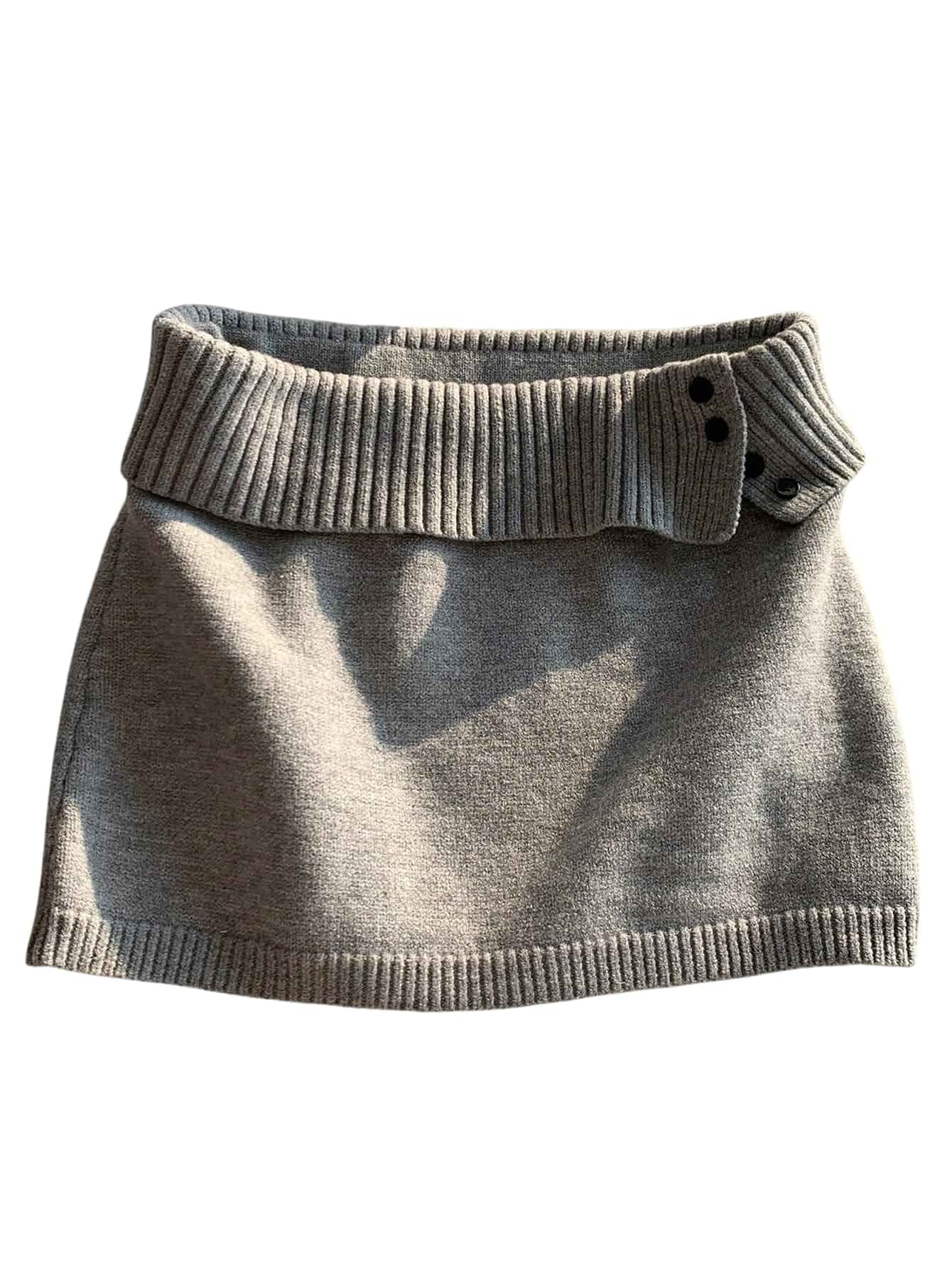 MakeMeChic Women's Knit Mini Skirt Bodycon Low Waisted Sweater Skirts | Ribbed Skirt, Fall Sweater Skirt
