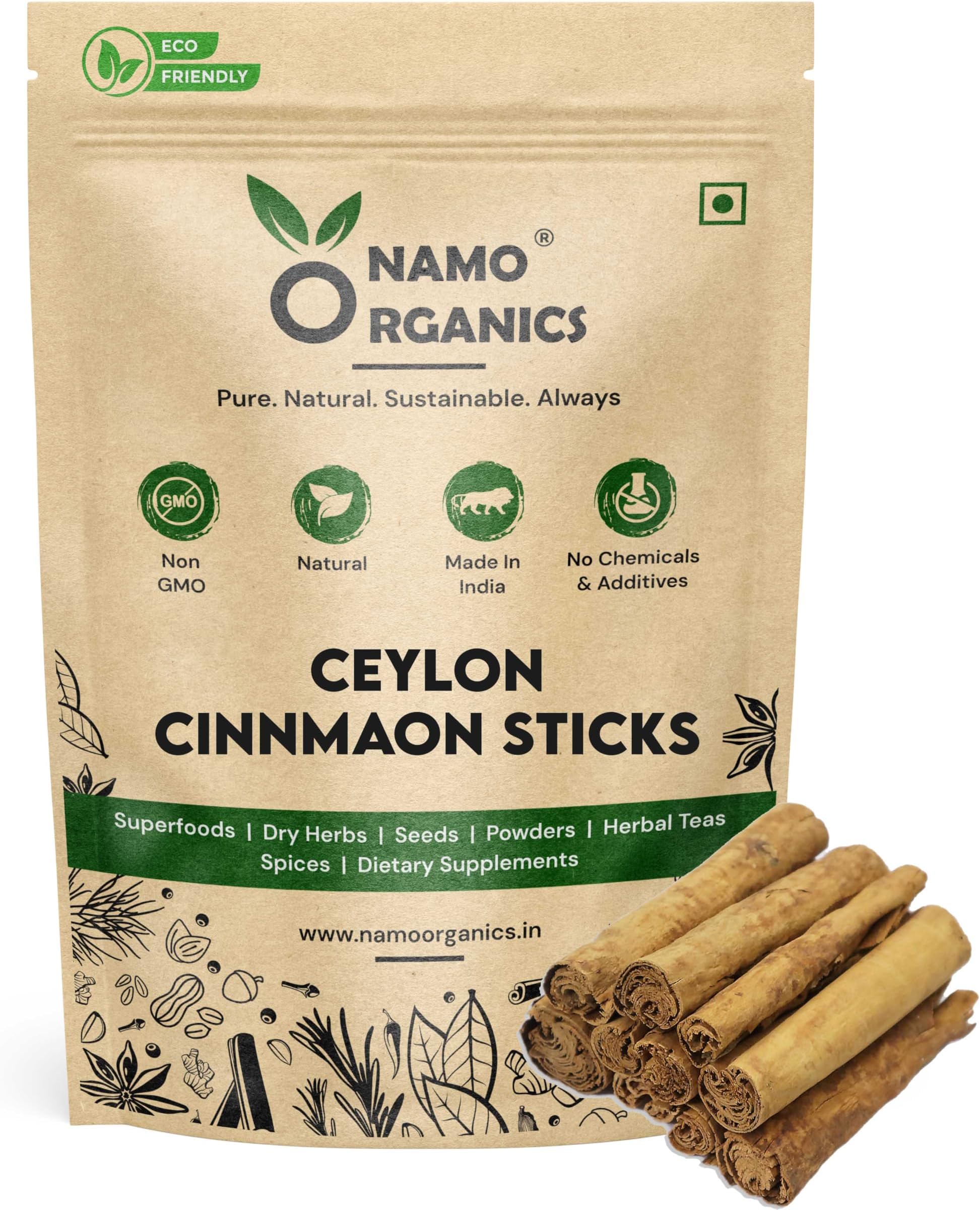 Ceylon Cinnamon Sticks 100gm | Sri Lankan Dalchini Original | Dalchini Cinnamon