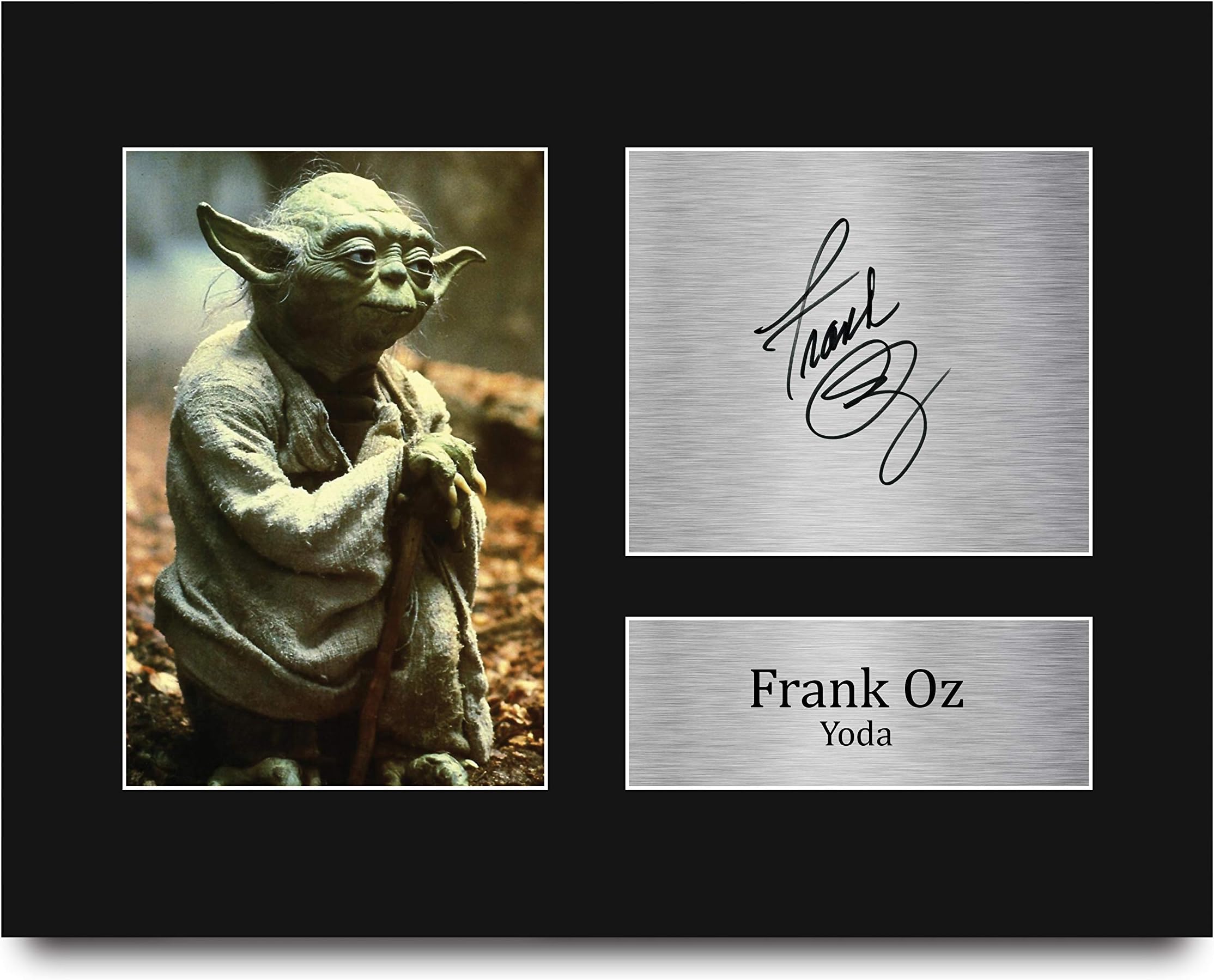HWC Trading Frank Oz Gift USL Signed Printed Autograph Star Wars Gifts Yoda Print Photo Picture Display - US Letter Size