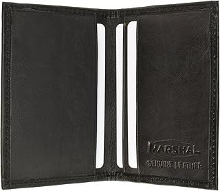 100% Genuine Leather Credit Card Holder Black #172