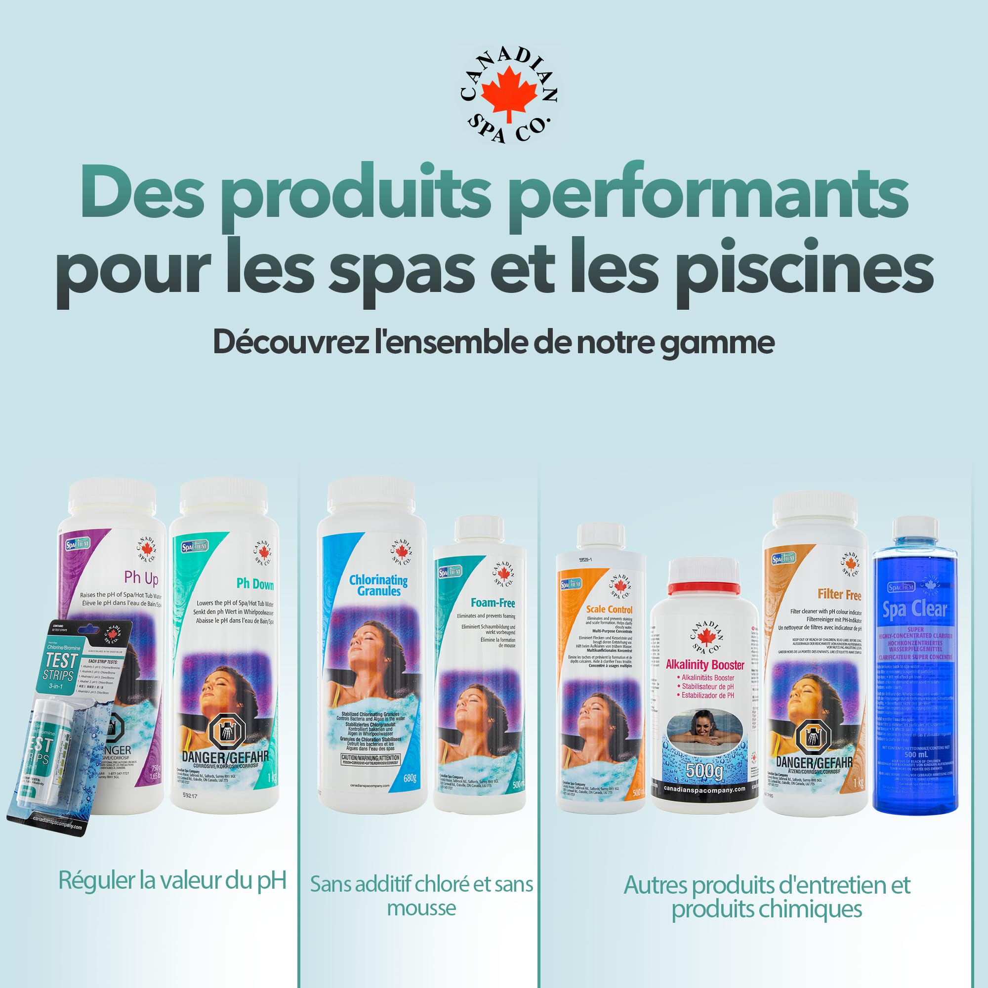 CANADIAN SPA CO. Glacier Filterset 2er Pack, 2X Glacier Silverstream Cartouches filtrantes et 2X Glacier préfiltre, avec ions d'argent, Whirlpool Filter Set