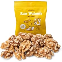 Organic Raw Walnuts, No Shell, Single-Serve, 12 Count